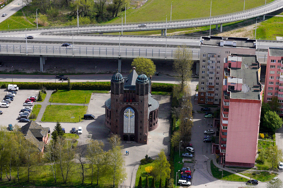 Пробки с воздуха: как прошла генеральная репетиция парада в Калининграде (фото)