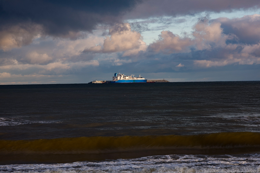 Под Зеленоградском мужчина попытался доплыть до газового терминала, но не смог