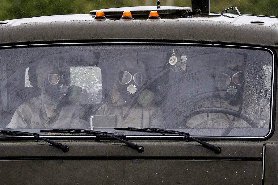 Коронавирусная репетиция: как пешие расчеты готовились к параду в Чкаловске