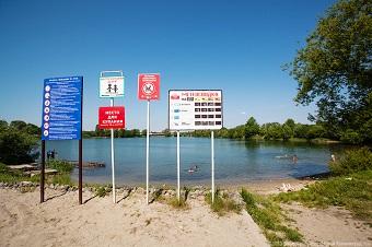 На озере Шенфлиз спасатели вытащили из воды пьяную женщину