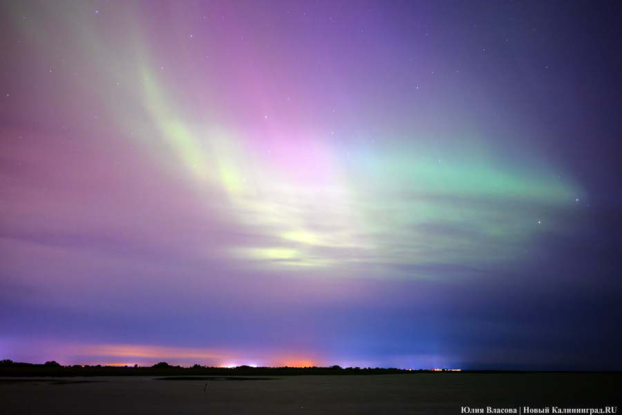 11 мая: северное сияние над Калининградской областью