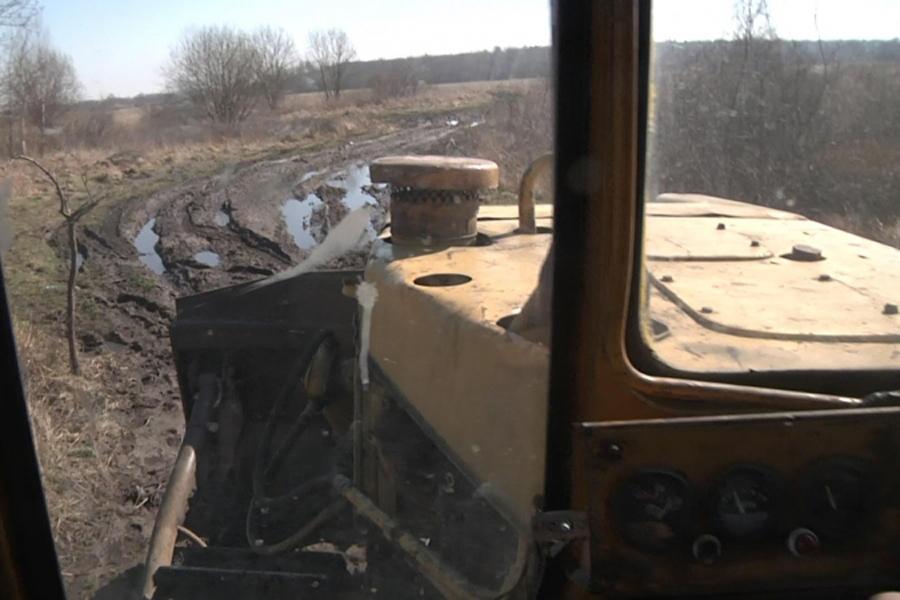 Калининградские полицейские начали закапывать нелегальные янтарные карьеры (фото)