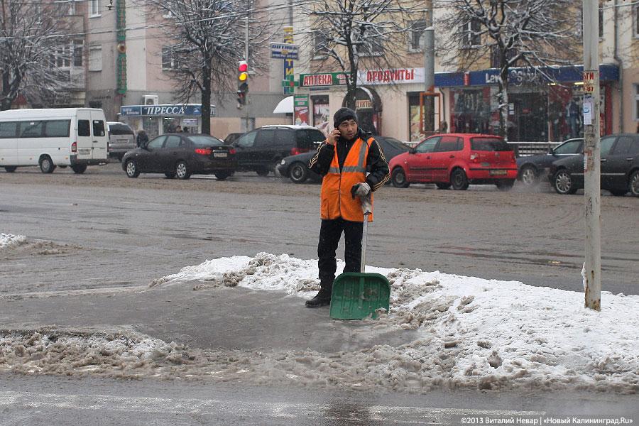 Калининградские коммунальщики начали «массовый прием» дворников на работу