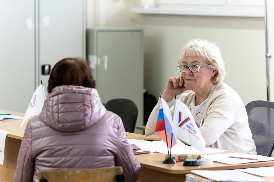 Один на ринге: как проходило голосование в Калининградской области (фото)