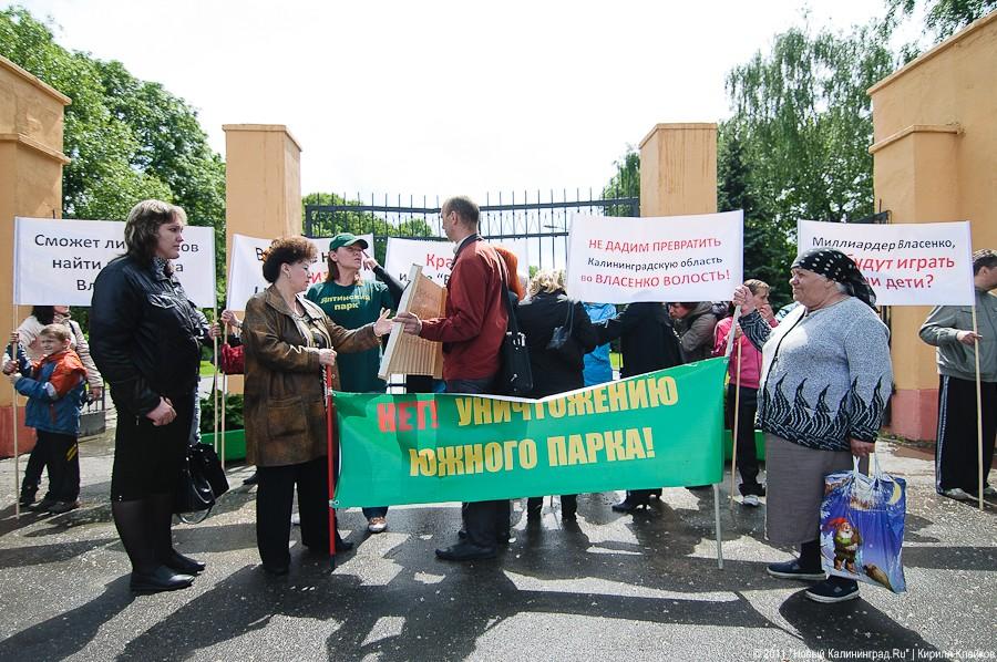 «Вялый зеленый протест»: фоторепортаж «Нового Калининграда.Ru»