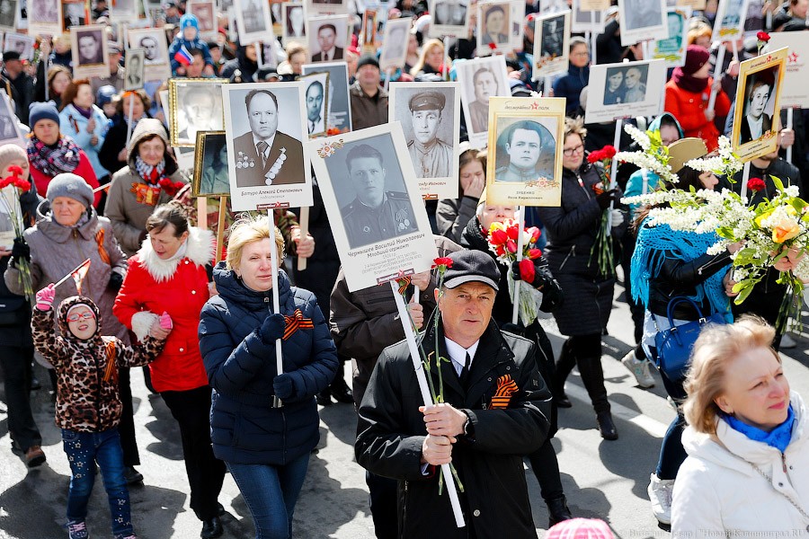 Вечная память: шествие «Бессмертного полка» в Калининграде