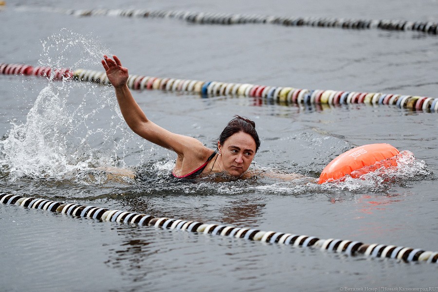 Холодный мир: на Шенфлизе прошли купания польских и калининградских моржей (фото)