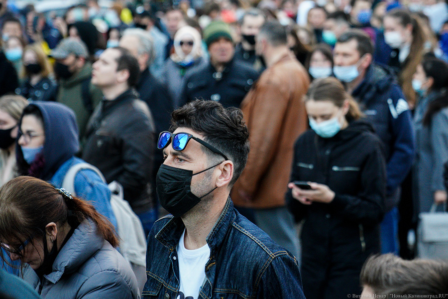 «Свободу политзаключенным»: как прошла акция сторонников Навального в Калининграде (фото)