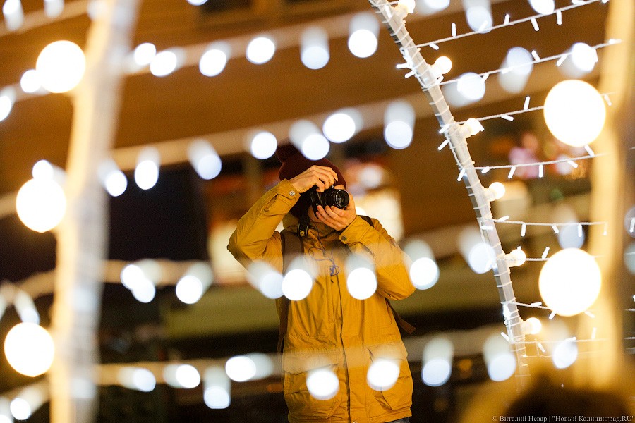 Открути оленю ушко: центр Калининграда украсили к Новому году (фото)