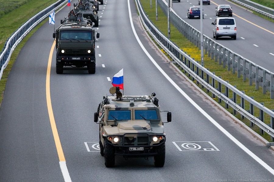 Люпины и «Гиацинты»: передислокация военной техники для парада в Калининграде (фото)