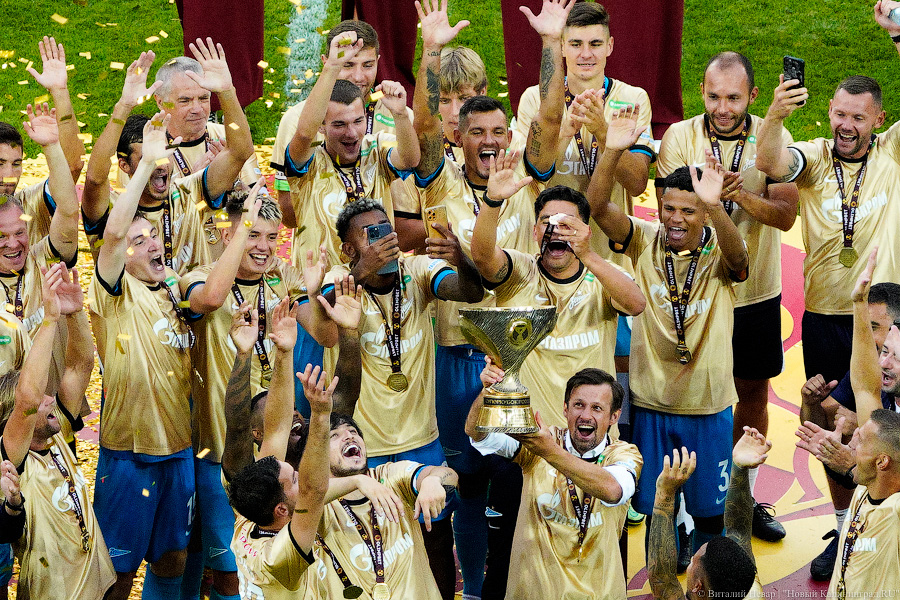 Три гола в одни ворота: как «Зенит» взял Суперкубок в Калининграде (фото)