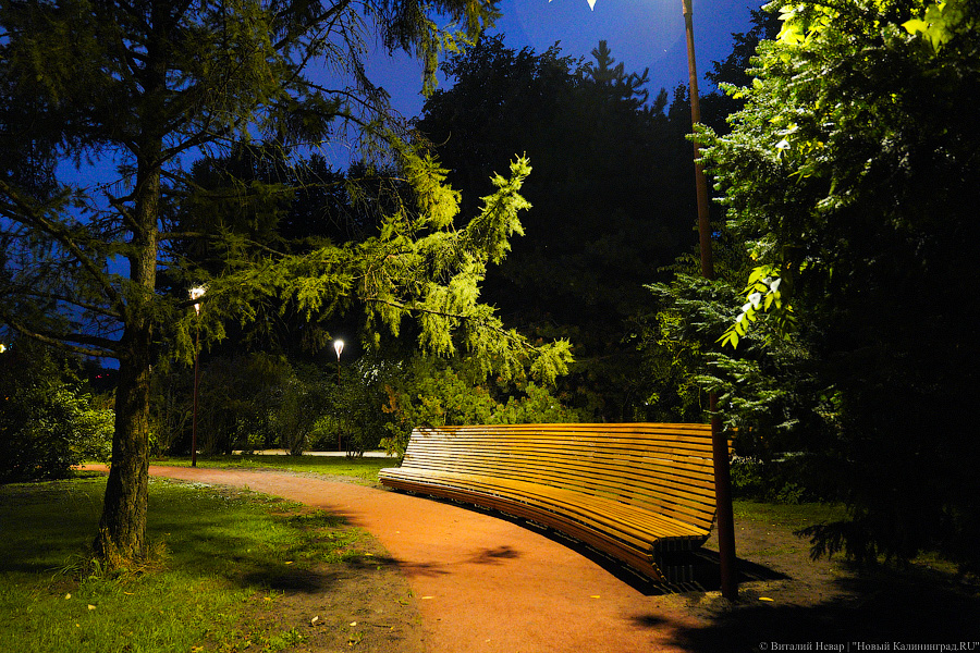 Очевидцы: после открытия реконструированного острова Канта его перестали освещать