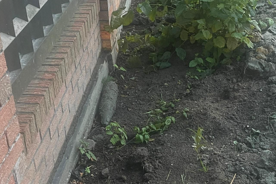 Житель Гурьевска нашел артиллерийский снаряд на проезжей части в центре города (фото)