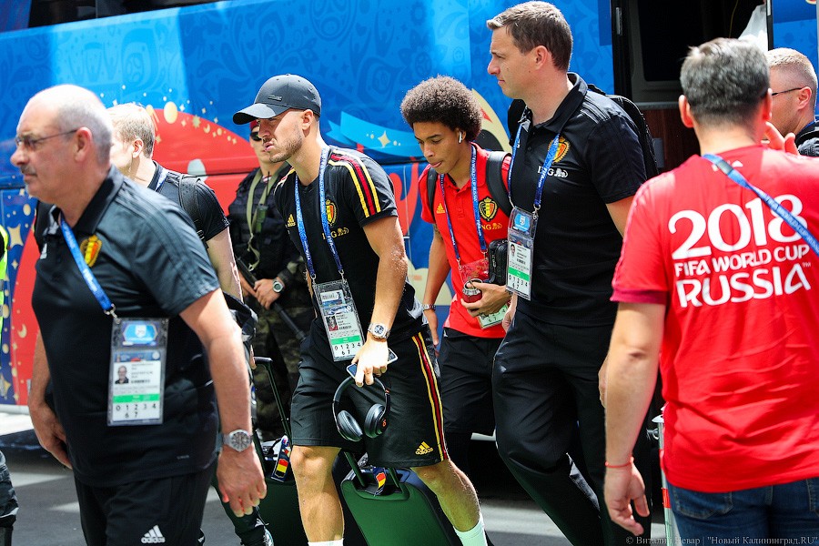 Компани, де Брёйне, Феллайни и тот самый Анри: сборная Бельгии в городе (фото)