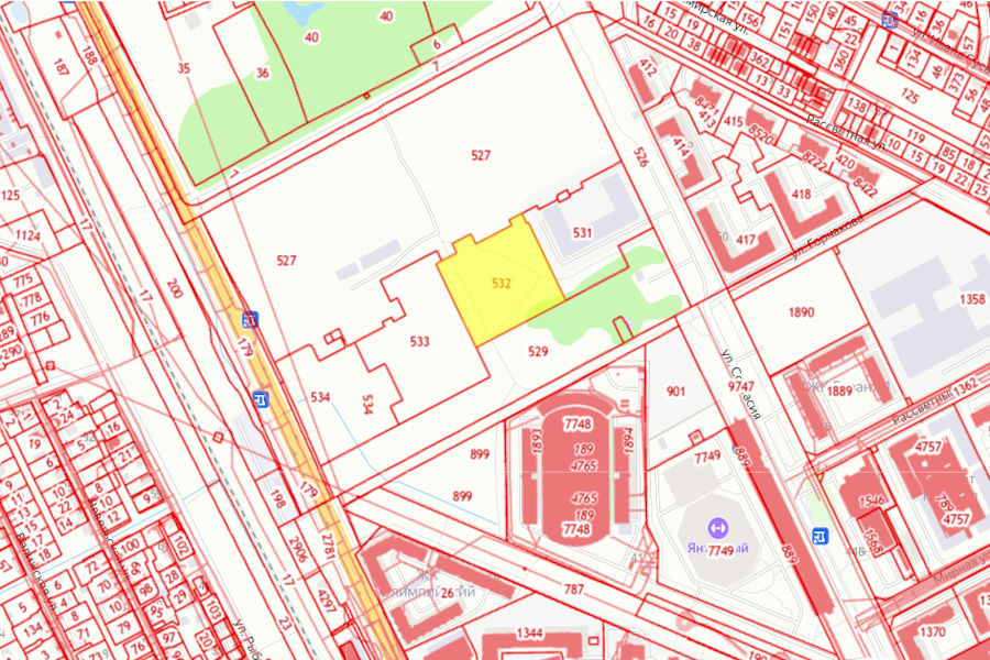 Компания «Регистр» получила разрешения на строительство четырех 9-этажек за ДС «Янтарный»