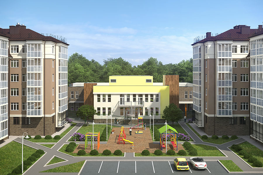 В жилом комплексе «Город мастеров» люди празднуют новоселье