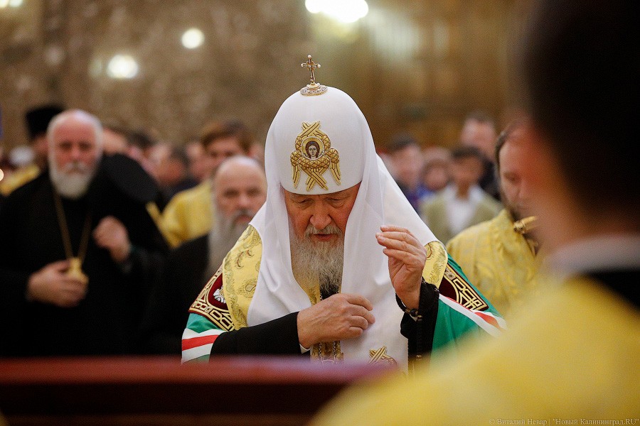 Патриарх и пробки: в Калининград прибыли глава РПЦ и мощи святителя Луки (фото)