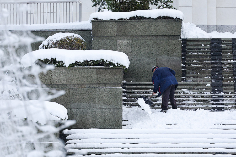 Хаос под белым покрывалом: как выглядит утонувший в снегу Калининград (фото)