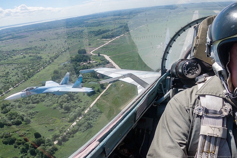 Репетиция парада из кабины истребителя. Фоторепортаж НК