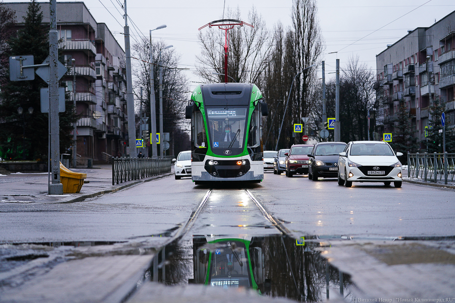Вагон идет в депо: как завершились испытания нового трамвая в Калининграде (фото)