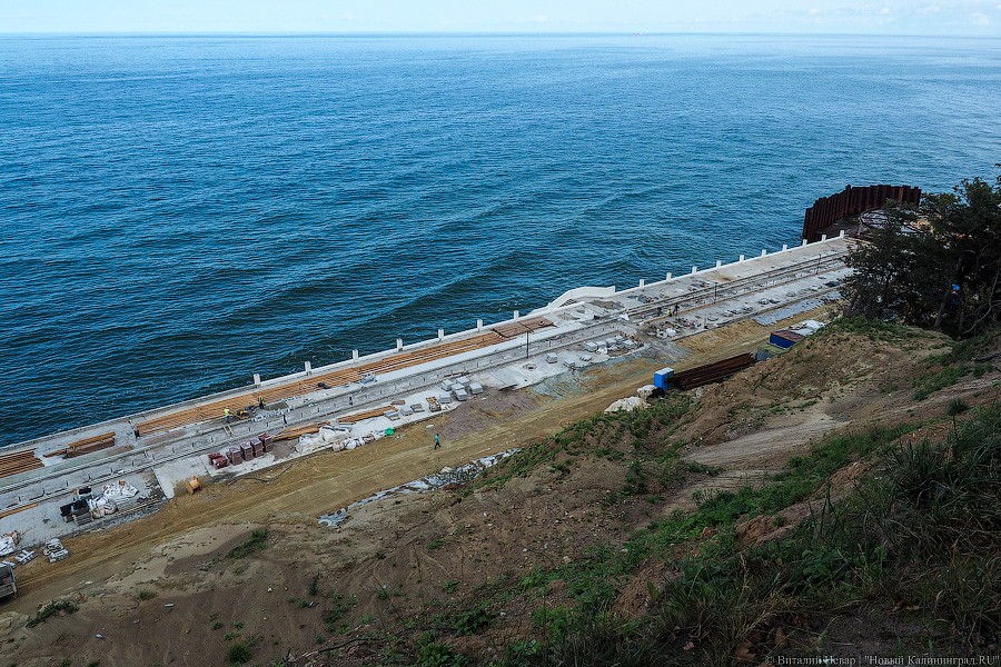 Сокращение отставания: новый променад в Светлогорске стал похож на променад