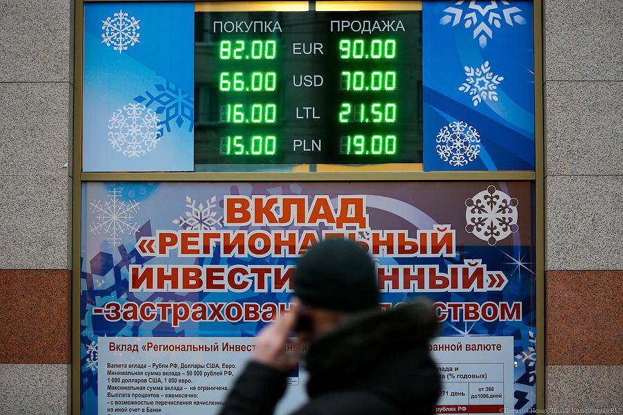 «Рубль в обмороке»: что происходит в калининградских «обменниках»