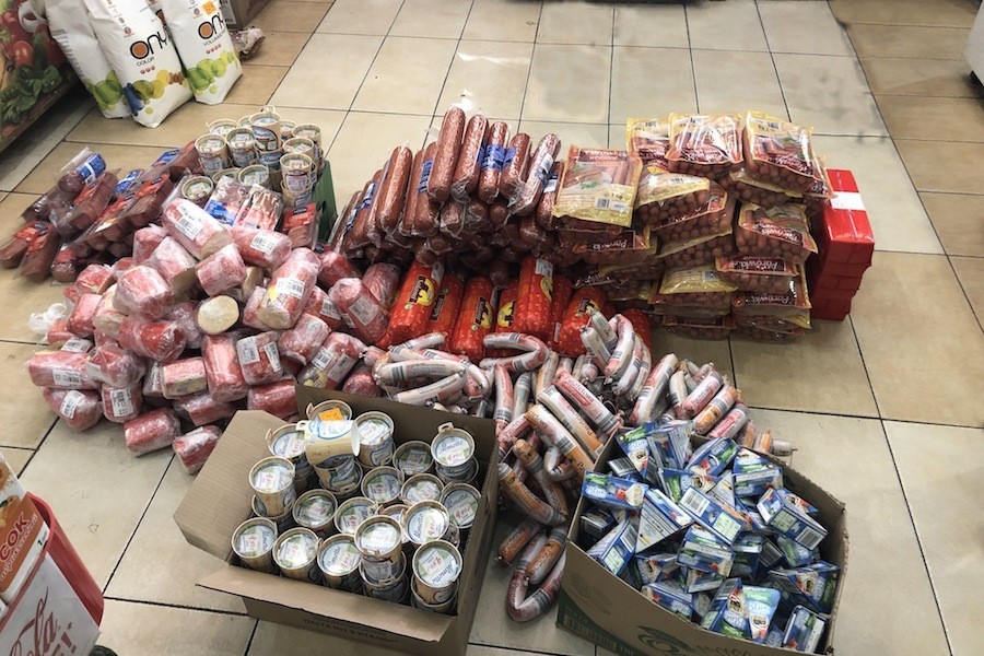 На складах на Полоцкой нашли почти 4 тонны «санкционки» (фото)
