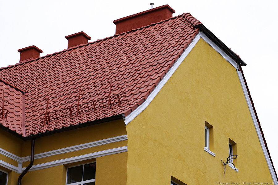 В Калининграде сняли леса с Дома актёра. Вот как историческая вилла выглядит теперь (фото)