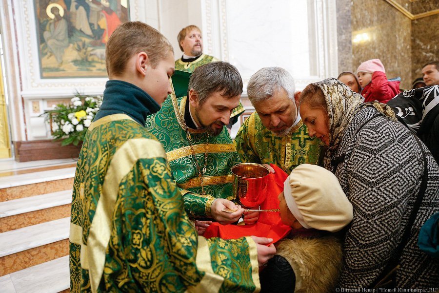 «Цветики да вербочки»: как прошло богослужение в Вербное воскресенье (фото)