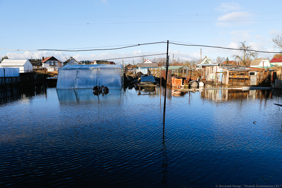 Венеция на окраине: в Калининграде после шторма затопило Северную гору