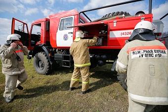Жительница пос. Морское: пожар на Куршской косе мог возникнуть из-за взрыва баллона