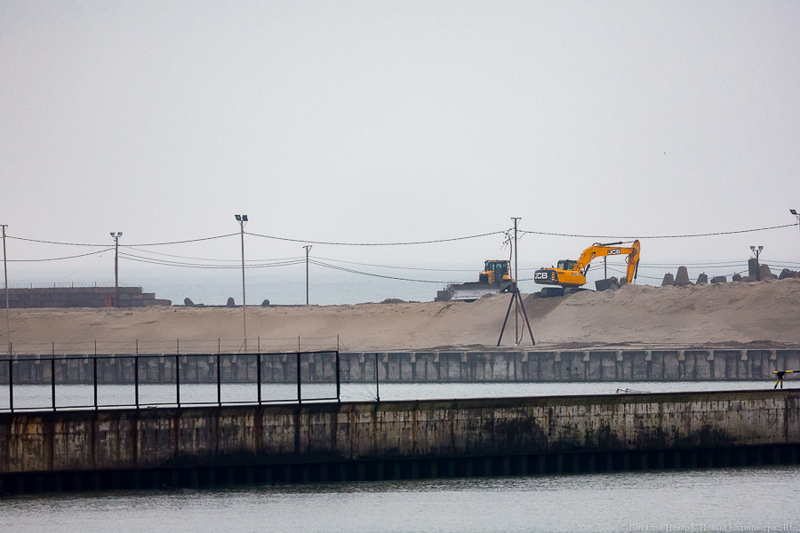 Госзаказчик: генподрядчик порта в Пионерском не подготовил территорию строительства 