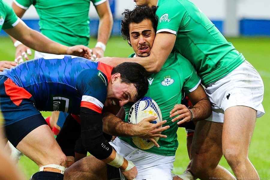 Россия — Португалия: как наши парни победили в матче Rugby Europe в Калининграде