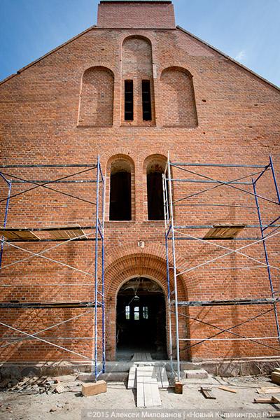 Гнездо преткновения: как проходит реставрация кирхи в Краснолесье