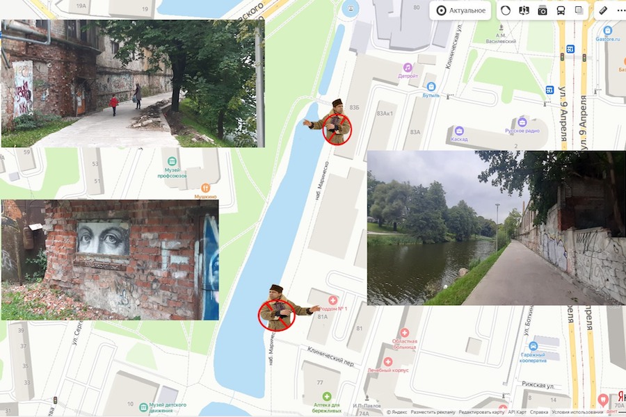 Проход вдоль Нижнего озера закрывается из-за опасных зданий