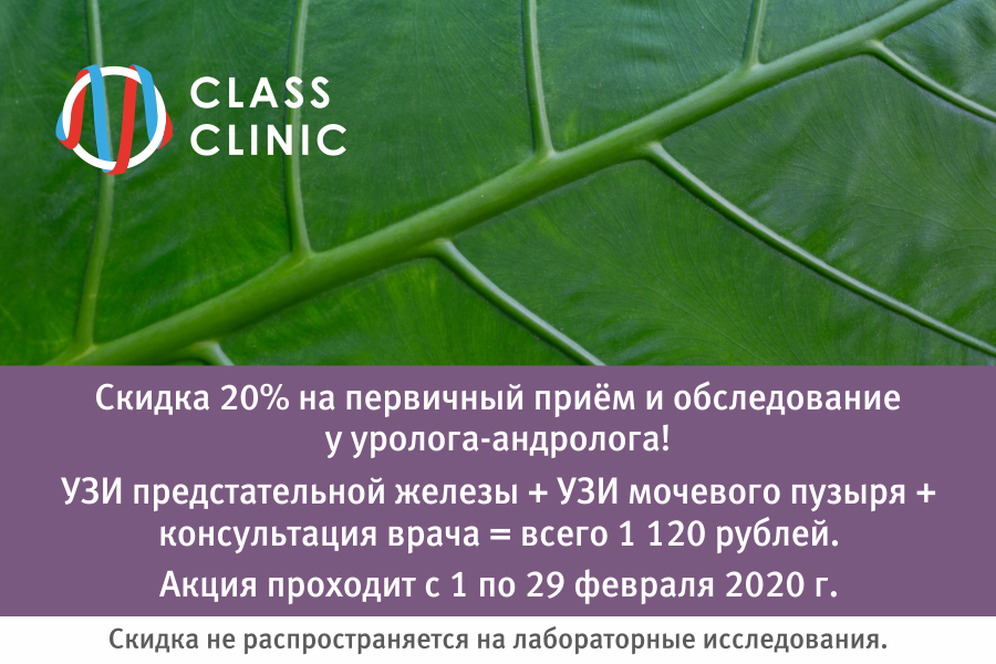 11 дней до окончания акции: 2 УЗИ и консультация андролога за 1 120 рублей 