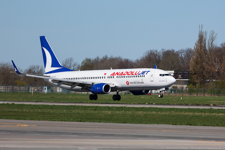 Нужен берег турецкий: из Калининграда вылетел первый чартер Turkish Airlines в Анталью (фото)