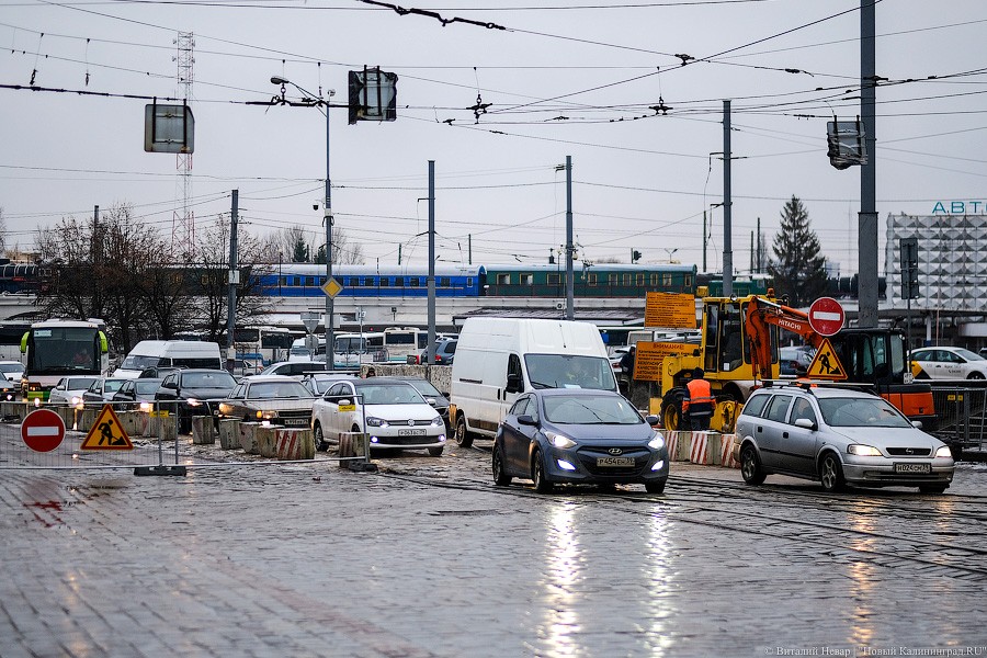 Пробки под первым снегом: на ул. Киевской открылось техническое движение