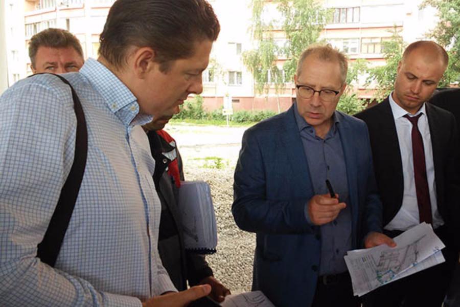 Началось берегоукрепление набережной Генерала Карбышева