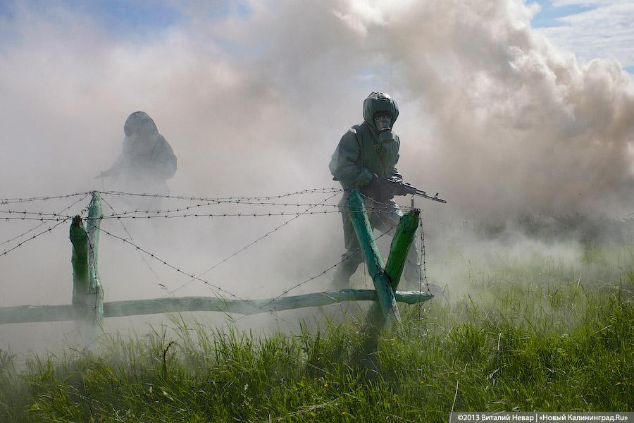 Полвека с морпехами: праздничные показательные выступления призывников 