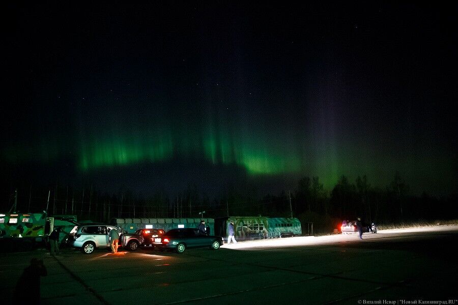 В Калининградской области снова ждут полярное сияние на выходных