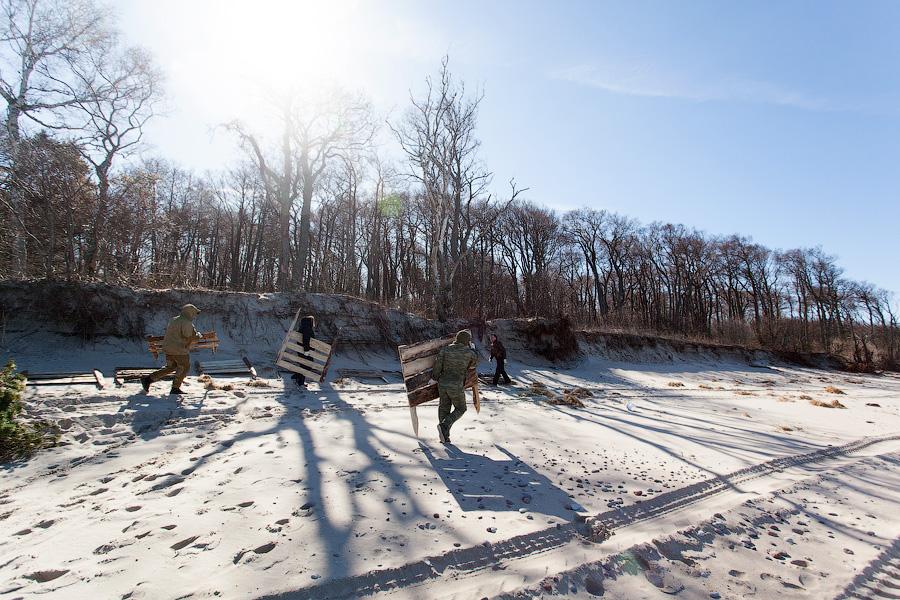 «Спасение косы: любительский вариант»: фоторепортаж «Нового Калининграда.Ru»