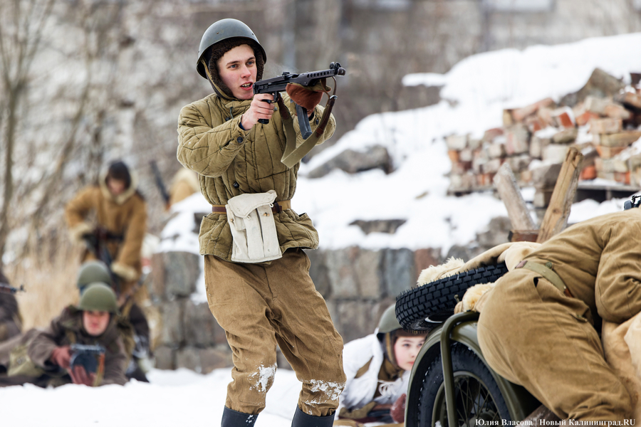 Ключ от железных ворот Кёнигсберга: как прошла реконструкция штурма Лабиау (фото)