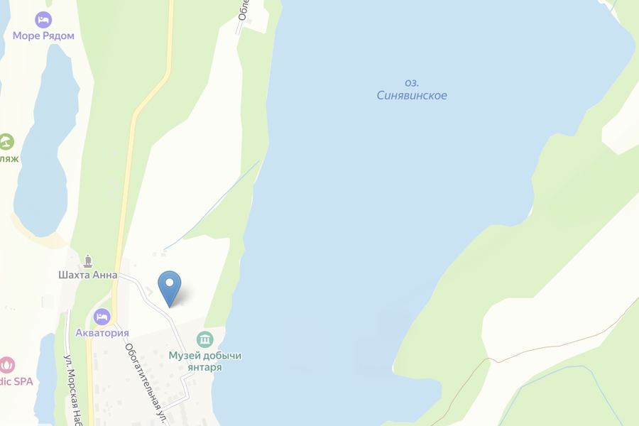 В Янтарном сдают под гостиницу участок у Синявинского озера