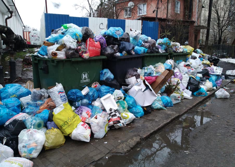 Экологи обнаружили много переполненных мусорок в Калининграде после «мусорной реформы» (видео)