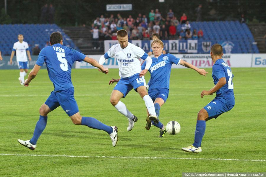 Очередное поражение: «Балтика» проиграла «Ротору» со счётом 0:2