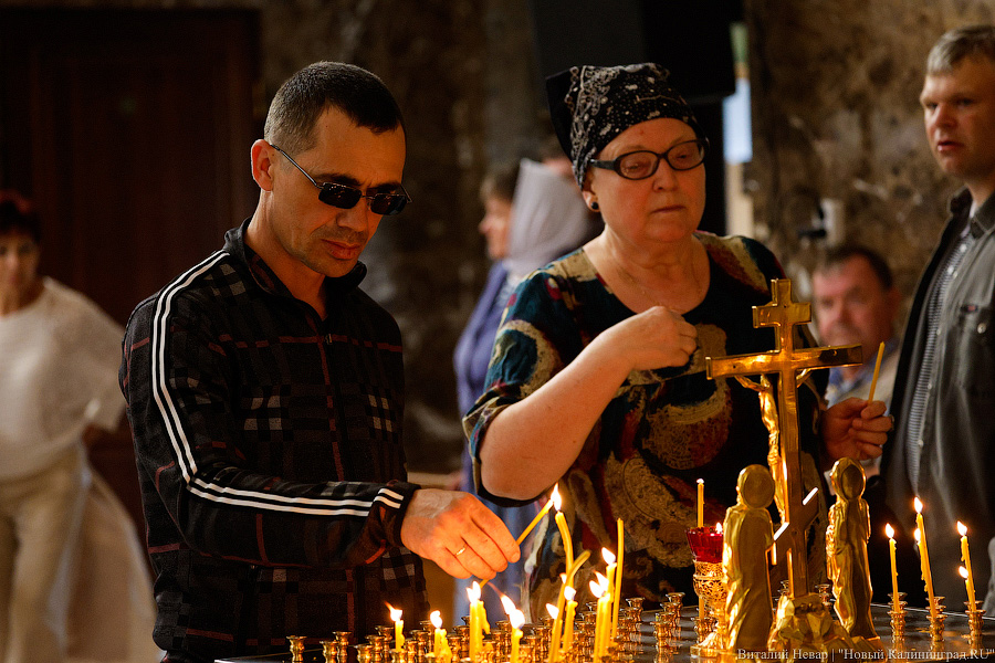 От заката до рассвета: патриарх Кирилл провёл богослужение в Калининграде (фото)