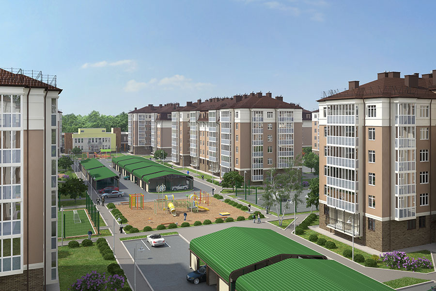 В жилом комплексе «Город мастеров» люди празднуют новоселье