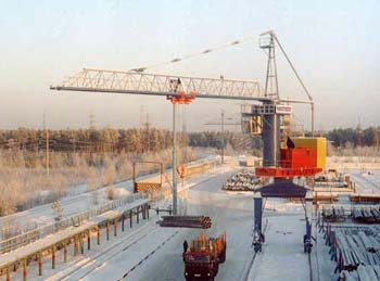 Балткран еще один портальный кран в Заполярье для «Роснефть»