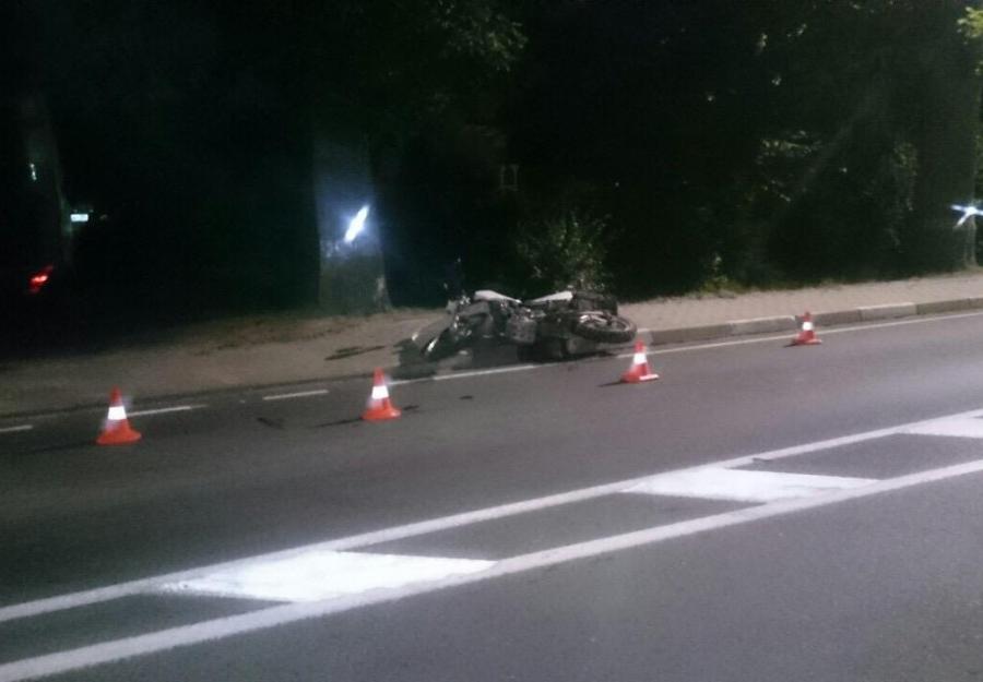 В Ладушкине разбился 30-летний мотоциклист (фото)